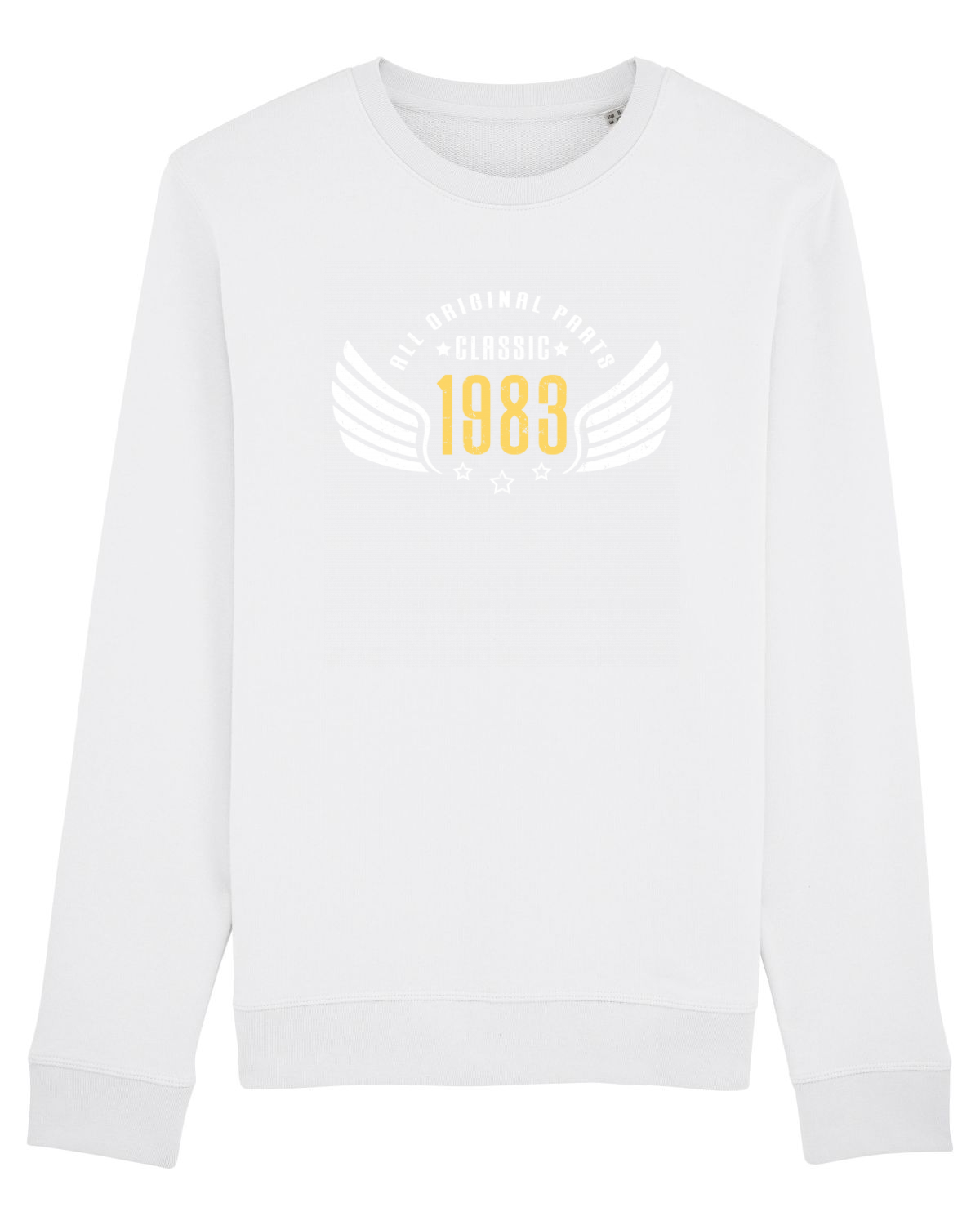 Bluză mânecă lungă Unisex Rise White
