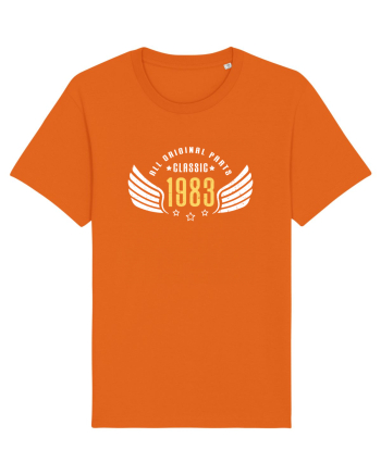 Classic 1983 wings Bright Orange