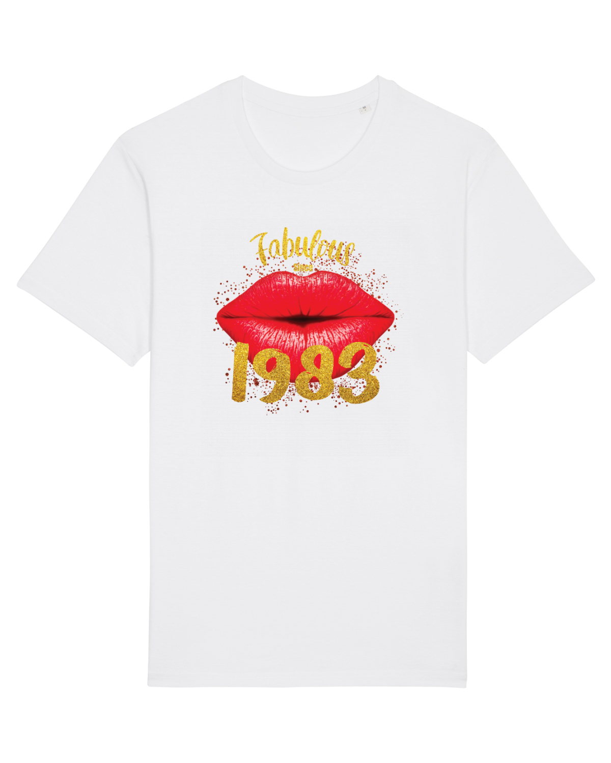 Tricou mânecă scurtă Unisex Rocker White