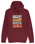 Groovy legend since 1983 Hanorac cu fermoar Unisex Connector