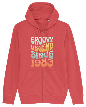 Groovy legend since 1983 Carmine Red