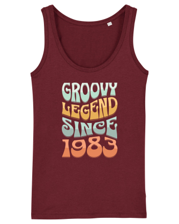 Groovy legend since 1983 Burgundy