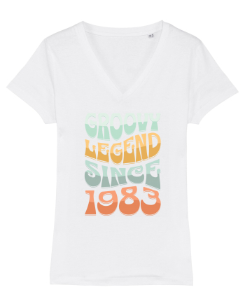 Groovy legend since 1983 White