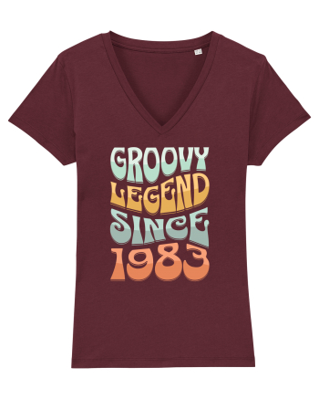 Groovy legend since 1983 Burgundy
