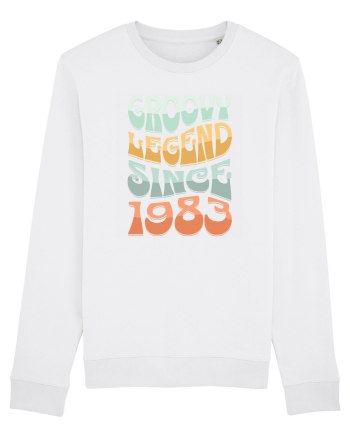 Groovy legend since 1983 White