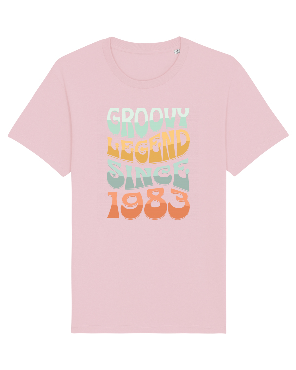 Tricou mânecă scurtă Unisex Rocker Cotton Pink