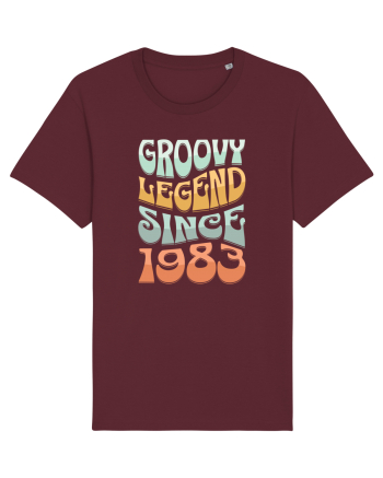 Groovy legend since 1983 Burgundy