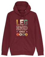 Legend since 1983 Hanorac cu fermoar Unisex Connector