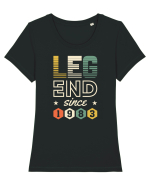 Legend since 1983 Tricou mânecă scurtă guler larg fitted Damă Expresser