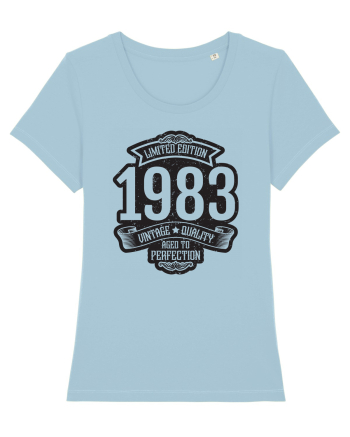 Limited edition 1983 vintage quality Sky Blue