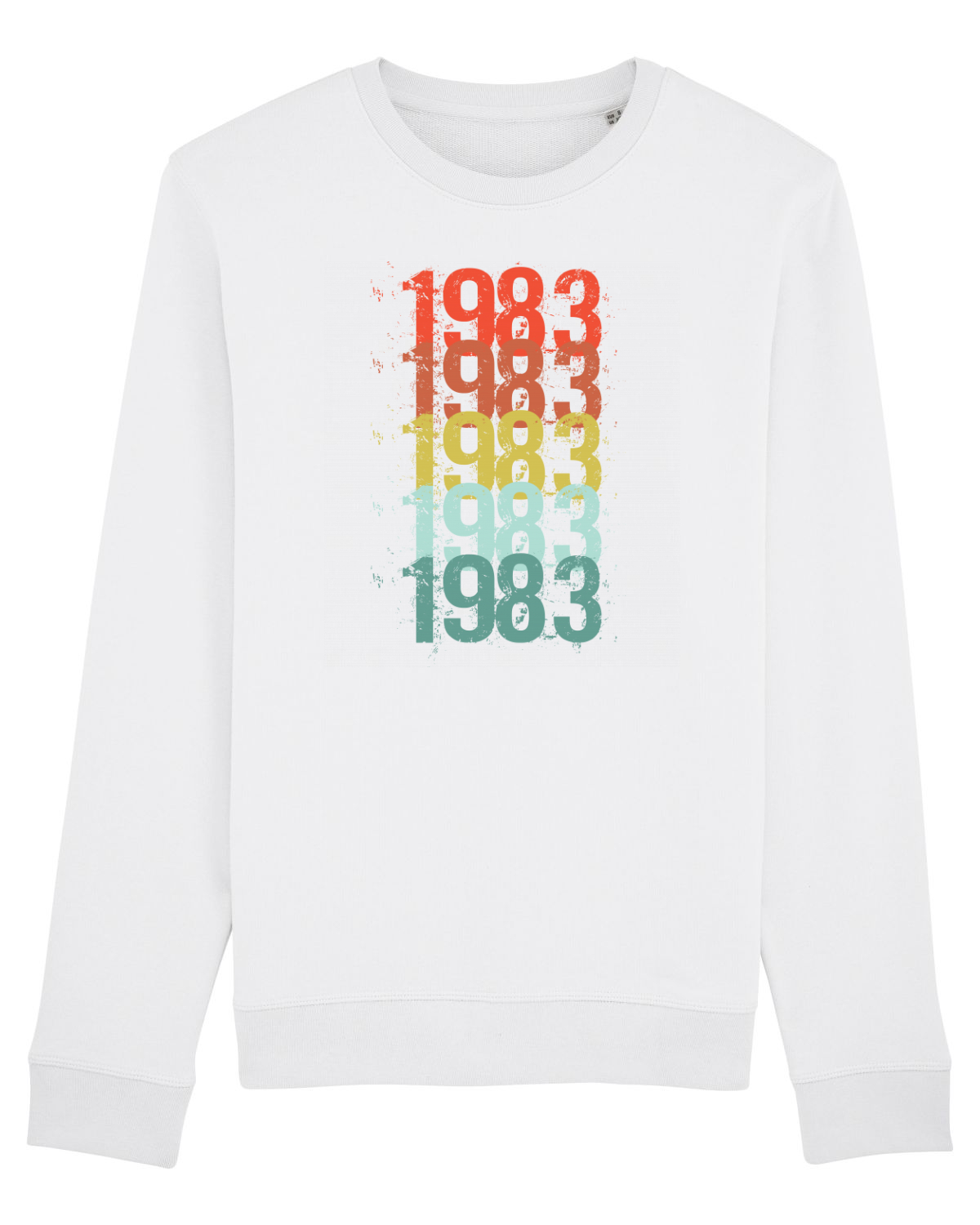 Bluză mânecă lungă Unisex Rise White