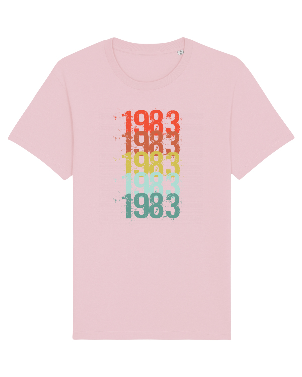 Tricou mânecă scurtă Unisex Rocker Cotton Pink