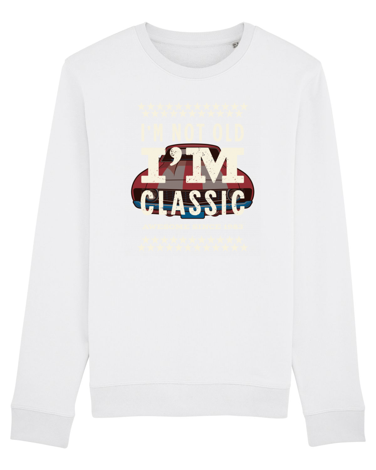 Bluză mânecă lungă Unisex Rise White