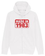 Simply made in 1983 Hanorac cu fermoar Unisex Connector