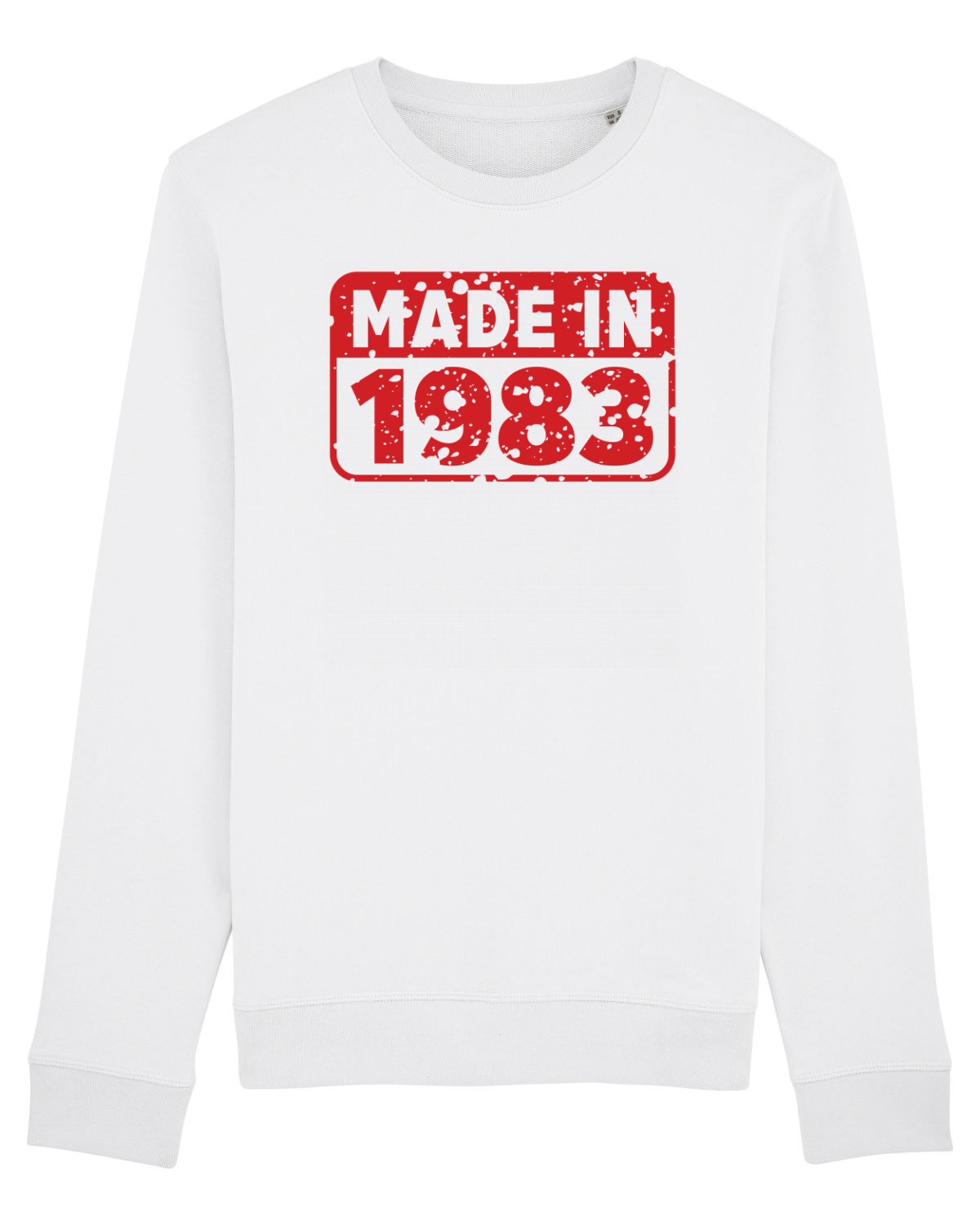 Bluză mânecă lungă Unisex Rise White