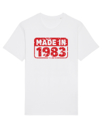 Simply made in 1983 Tricou mânecă scurtă Unisex Rocker