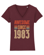 ST Awesome since 1983 Tricou mânecă scurtă guler V Damă Evoker