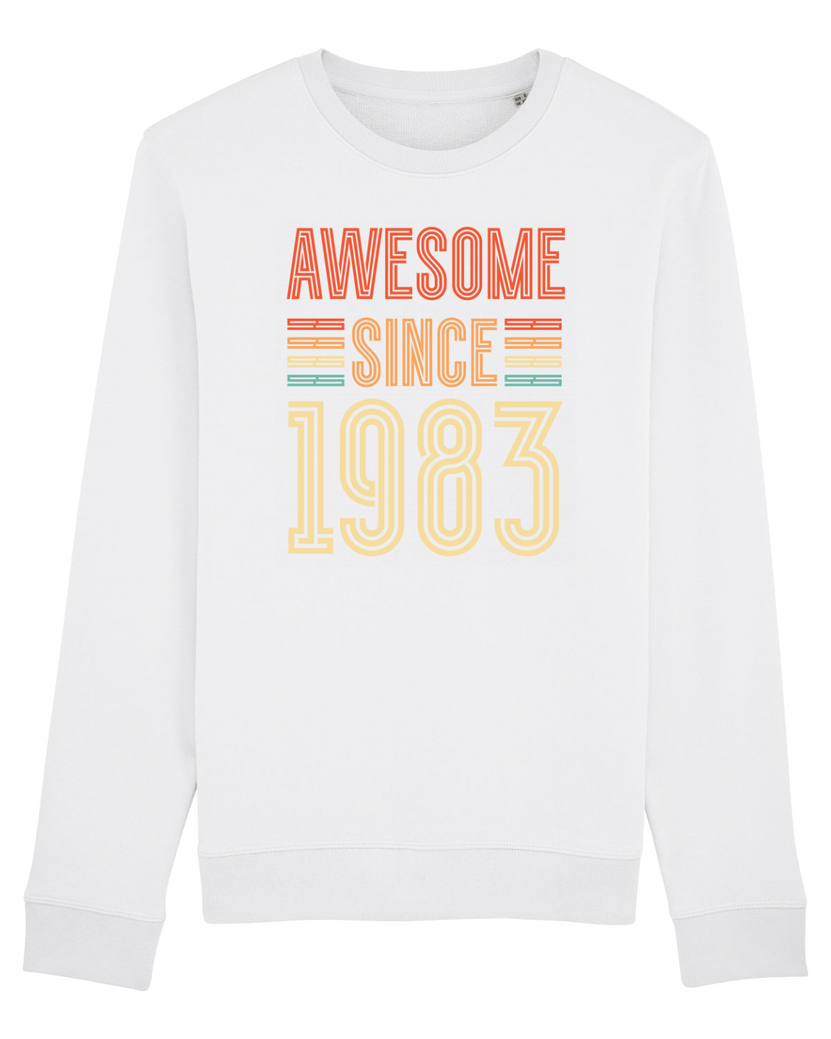 Bluză mânecă lungă Unisex Rise White
