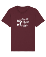 Balerina Tricou mânecă scurtă Unisex Rocker
