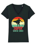 Super since 1983 Tricou mânecă scurtă guler V Damă Evoker