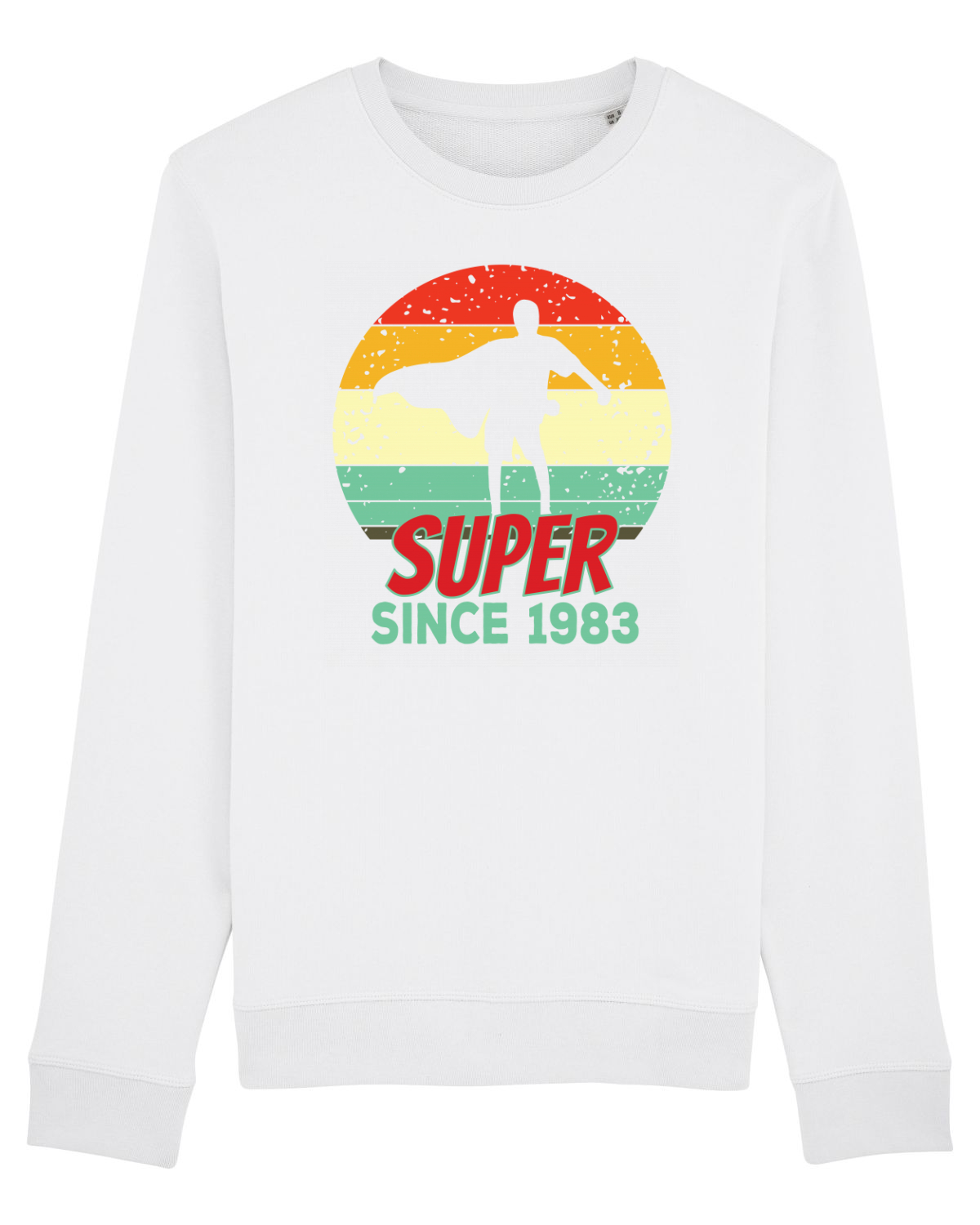 Bluză mânecă lungă Unisex Rise White