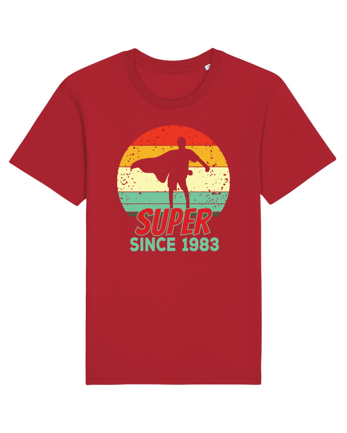 Tricou mânecă scurtă Unisex Rocker Red