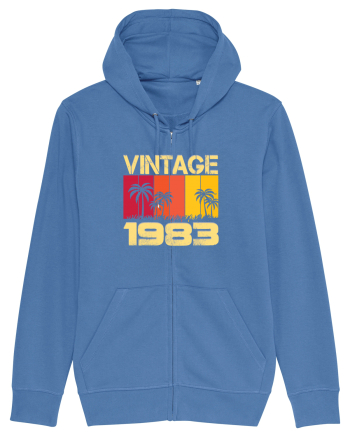 Vintage 1983 - sunny palm trees Bright Blue