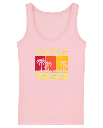 Vintage 1983 - sunny palm trees Cotton Pink