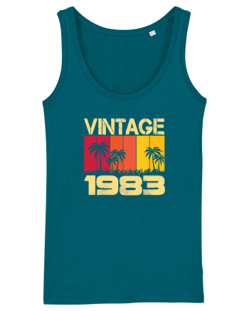 Vintage 1983 - sunny palm trees Ocean Depth