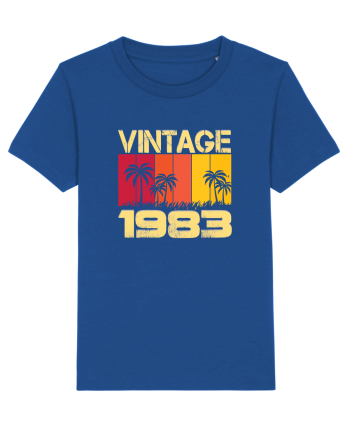 Vintage 1983 - sunny palm trees Majorelle Blue