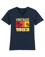 Vintage 1983 - sunny palm trees Tricou mânecă scurtă guler V Bărbat Presenter