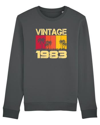 Vintage 1983 - sunny palm trees Anthracite