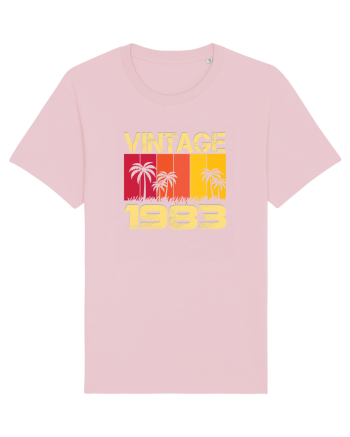 Vintage 1983 - sunny palm trees Cotton Pink