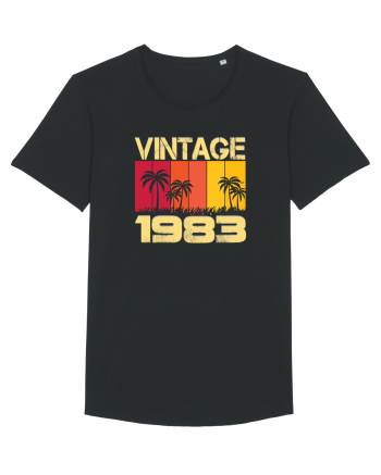 Vintage 1983 - sunny palm trees Black
