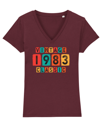 Vintage 1983 classic Burgundy