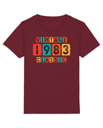 Vintage 1983 classic Burgundy