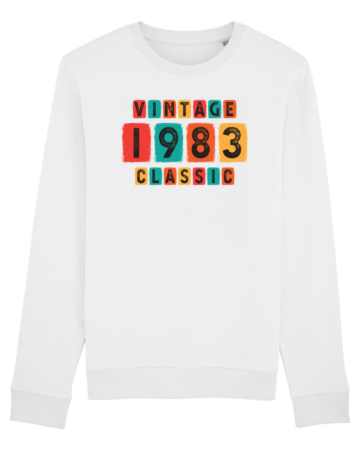 Bluză mânecă lungă Unisex Rise White