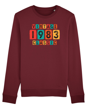 Vintage 1983 classic Burgundy