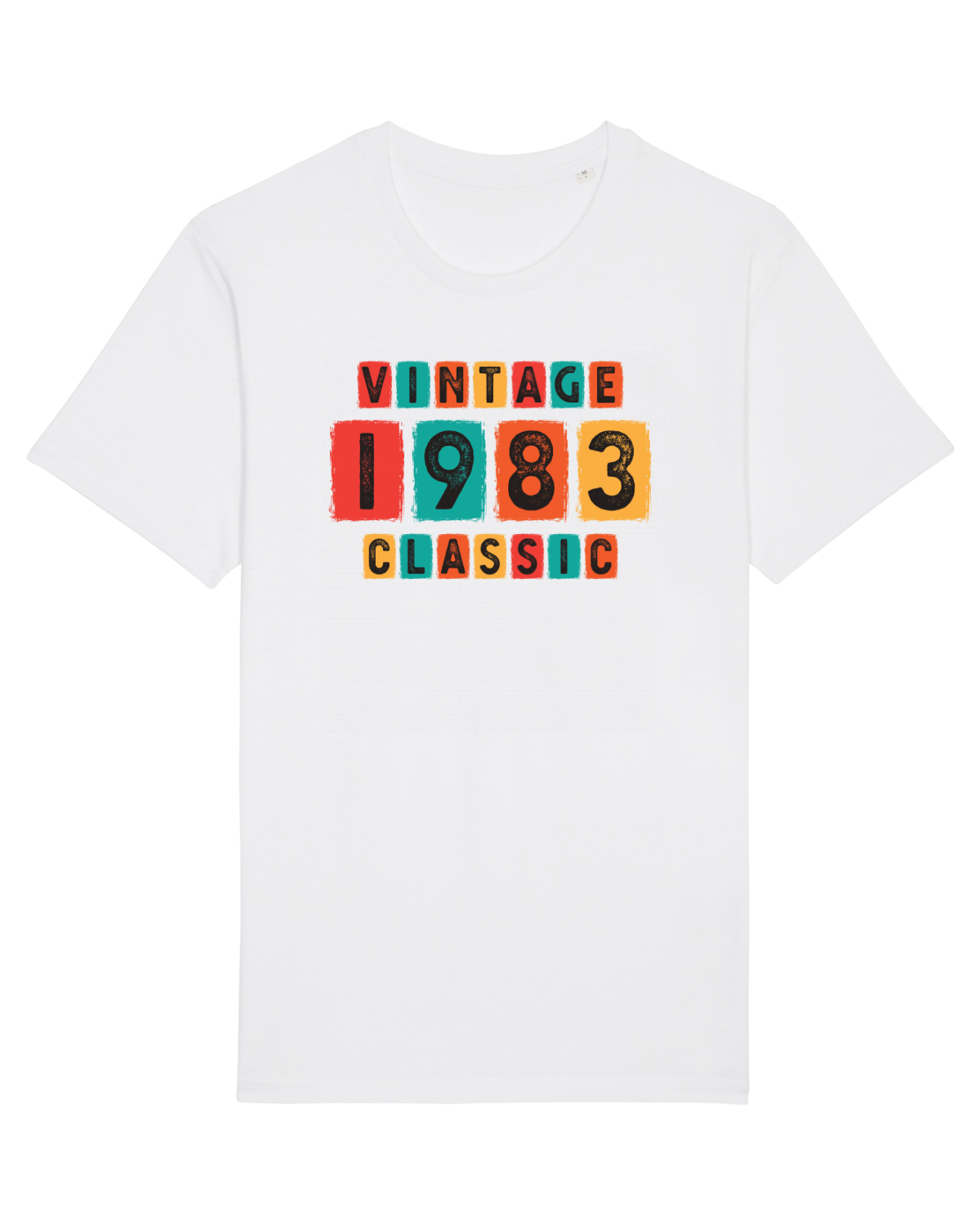 Tricou mânecă scurtă Unisex Rocker White