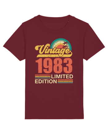 Vintage 1983 limited edition Burgundy