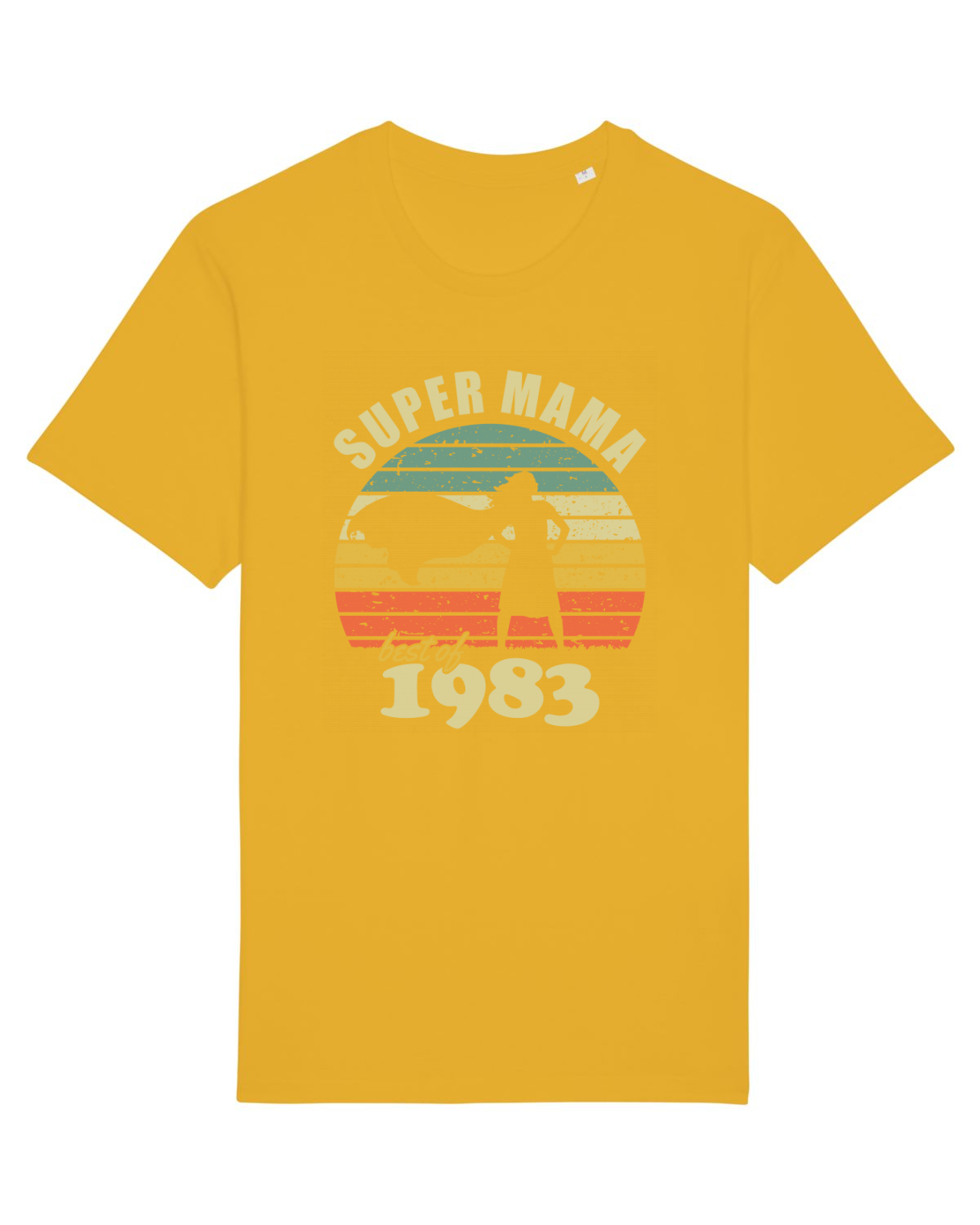 Tricou mânecă scurtă Unisex Rocker Spectra Yellow