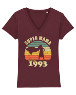 Super mama - best of 1993 Tricou mânecă scurtă guler V Damă Evoker
