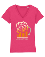 BEER Tricou mânecă scurtă guler V Damă Evoker