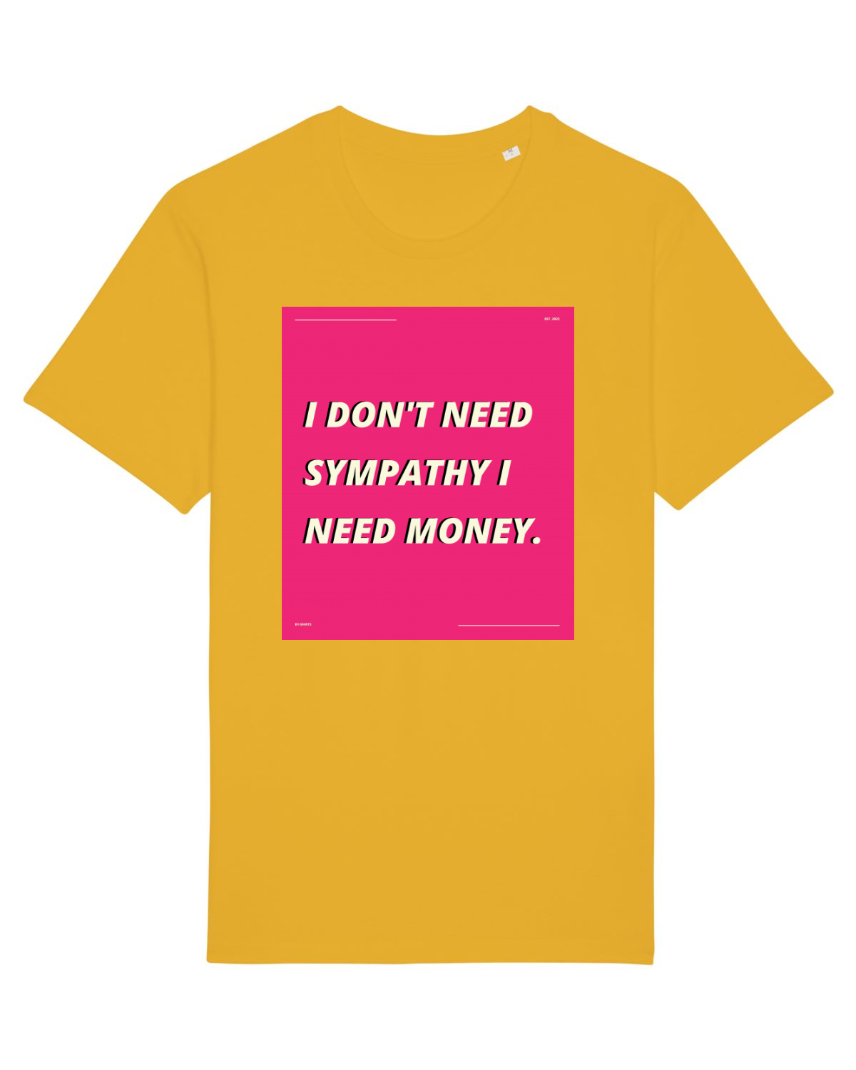Tricou mânecă scurtă Unisex Rocker Spectra Yellow