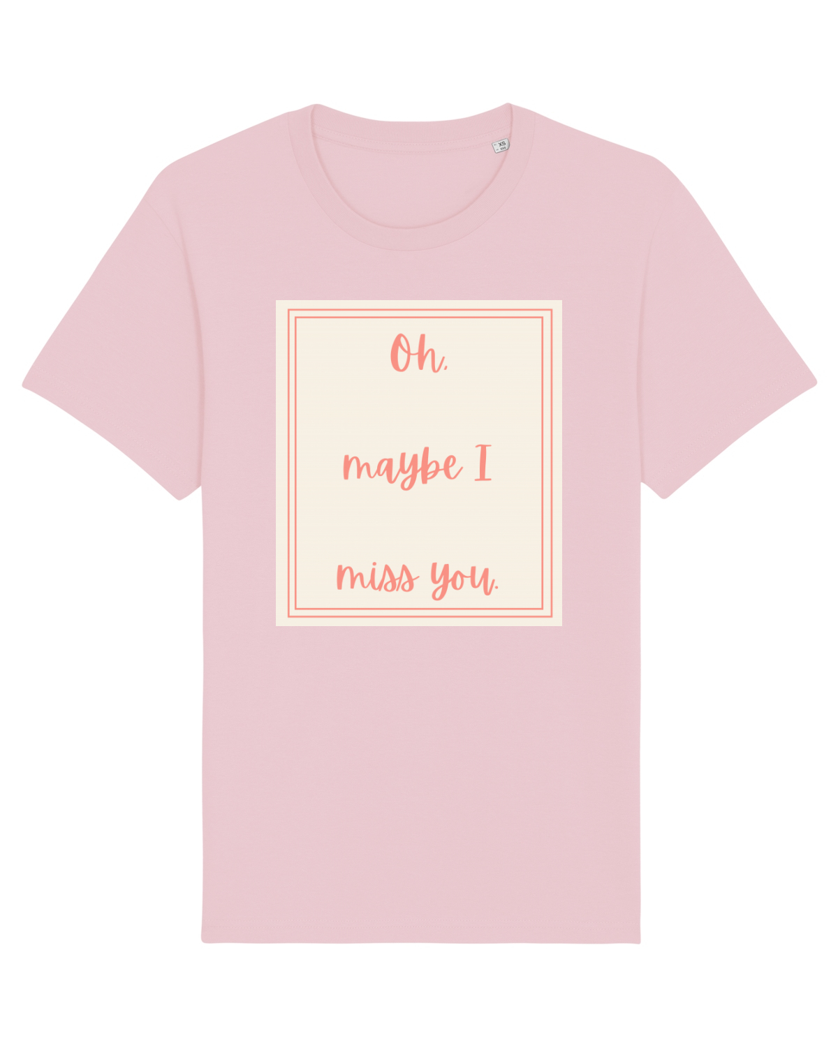 Tricou mânecă scurtă Unisex Rocker Cotton Pink