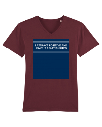 i attract positive and healthy relationships2 Burgundy