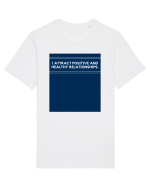 i attract positive and healthy relationships2 Tricou mânecă scurtă Unisex Rocker