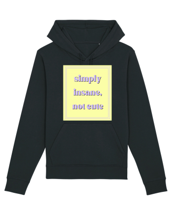 simply insane not cute2 Black