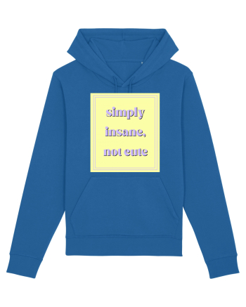 simply insane not cute2 Royal Blue
