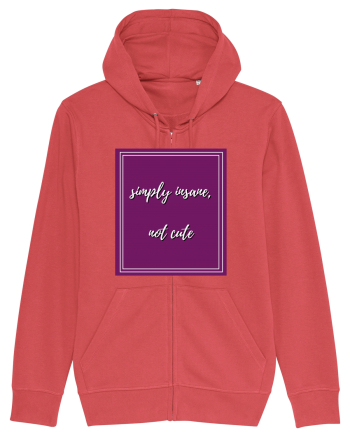 simply insane not cute3 Carmine Red